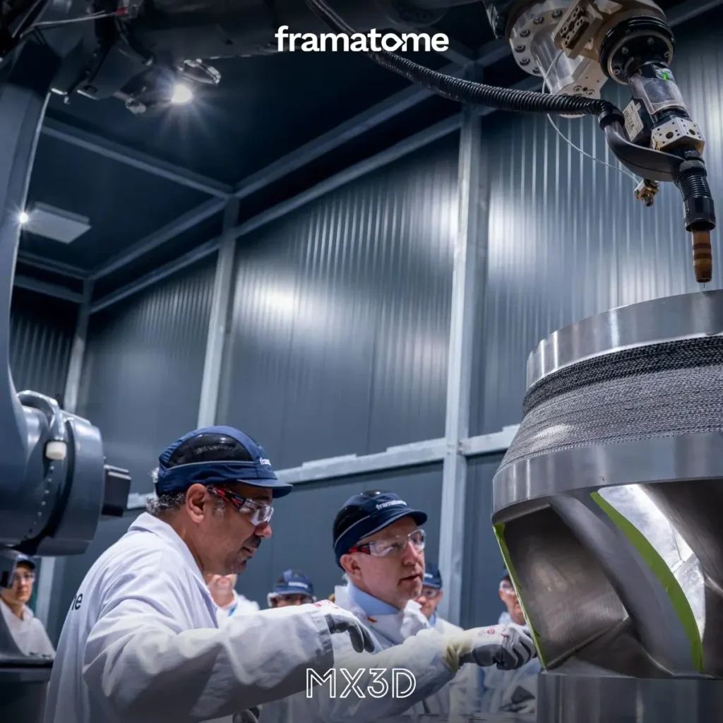 Inaugurazione dello stabilimento Framatome MX3D